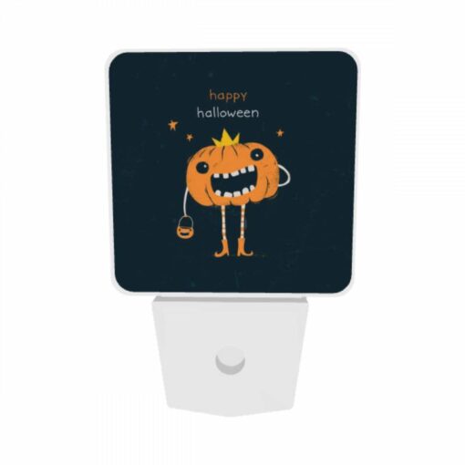 Night Light Set Of 2, A Cartoon Pumpkin With A Crown On Its Head And A Smile On Its Face. -Nuas Diy Shop 8ae82ee0d5f63d46576540b7082cf767a7007ec8