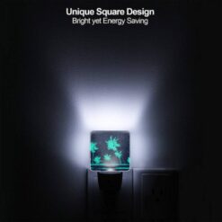 Night Light, A Blue And Green Image Of Palm Trees. -Nuas Diy Shop 8b59b290883a78f83c90e972cc019476a2303498