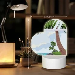Love Acrylic Night Light, A Picture Of A Palm Tree And Ocean With A Window In The Foreground. 7 Love Acrylic Night Light, A Picture Of A Palm Tree And Ocean With A Window In The Foreground. -Nuas Diy Shop 8bda1d95ba91e2c64fd044db529f041f54fc24a7
