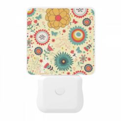 Night Light, A Colorful Floral Pattern With Yellow -Nuas Diy Shop 8c81ca01bd619bbd05e84397767ce63b84905dc1