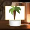Rectangular Acrylic Night Light, A Green And Brown Carrot Is Sticking Out Of The Ground. -Nuas Diy Shop 8d014ac88218526c1e753171887f98bc975fa156