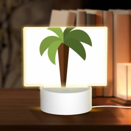 Rectangular Acrylic Night Light, A Green And Brown Carrot Is Sticking Out Of The Ground. -Nuas Diy Shop 8d014ac88218526c1e753171887f98bc975fa156