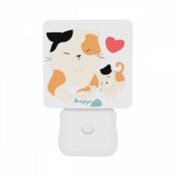 Night Light Set Of 2, A Cat And A Kitten Are Sitting Together. -Nuas Diy Shop 8d643762447cbd2f3fb431cce420694c031d37bb