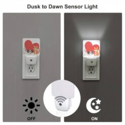 Night Light Set Of 2, A Dog And A Cat Are Sitting Next To Each Other. -Nuas Diy Shop 8d8a3c74e1b06c0598e871c327a34ecb4d51a546