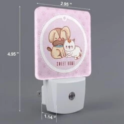 Night Light, A Dog And A Cat Are Sitting Together In A Pink Circle. 3 Night Light, A Dog And A Cat Are Sitting Together In A Pink Circle. -Nuas Diy Shop 8da9e680611169d20e6cc720db1b557e645e8f72