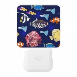 Night Light, A Colorful Fish Pattern With Various Fish Species. 10 Night Light, A Colorful Fish Pattern With Various Fish Species. -Nuas Diy Shop 8dd37ca7a9b9a7958c2925d843a7478eea4a39be