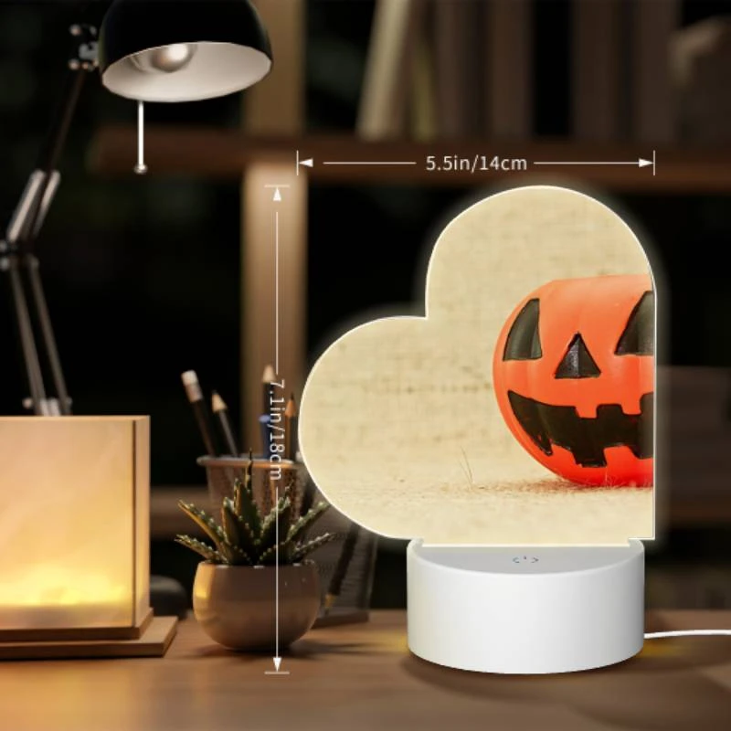 Love Acrylic Night Light, A small orange pumpkin sits on a carpet. Love Acrylic Night Light, A Small Orange Pumpkin Sits On A Carpet. -Nuas Diy Shop 8e84190d3e956c49afe198f27da41ed4732fbb8c