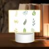 Rectangular Acrylic Night Light, A Collection Of Six Different Types Of Plants. -Nuas Diy Shop 8e8f8d099a1f8c9afe29e5b71fc578878f169a95