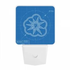 Night Light, A Blueprint Of A Star With A Circle In The Middle. 9 Night Light, A Blueprint Of A Star With A Circle In The Middle. -Nuas Diy Shop 8eb9d18ccea58a6fcbff68f124635cc266268f3c