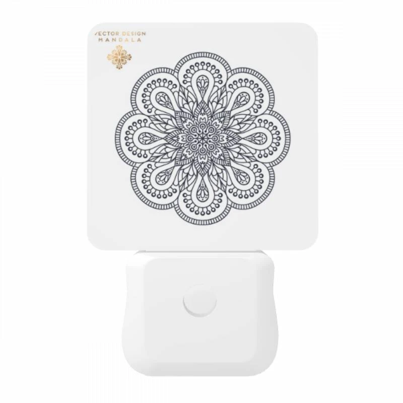 Night Light, A black and white design of a flower. Night Light, A Black And White Design Of A Flower. -Nuas Diy Shop 8edc80a2ac78a448a69195ef0b3dcf5aca45ee14