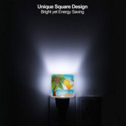 Night Light Set Of 2, A Cocktail Is Served On A Beach With Palm Trees And A Lemon In The Background. 5 Night Light Set Of 2, A Cocktail Is Served On A Beach With Palm Trees And A Lemon In The Background. -Nuas Diy Shop 8ede6616276f19c52c7301e116355b66b3c66642