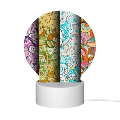 Round Acrylic Night Light, Three Colorful Designs Are Displayed On A Wall. -Nuas Diy Shop 8ef0f28c4cfecadc3f8de215c20ad26939087c36