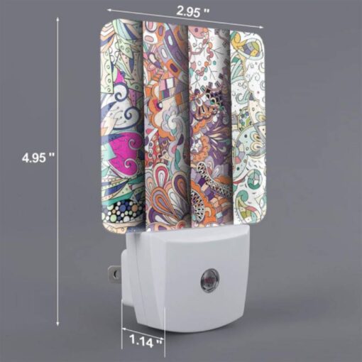 Night Light Set Of 2, Four Different Colored Paintings Of Flowers. -Nuas Diy Shop 8ef44ab6a0ca08a3246301e168c8c36bd49773ff