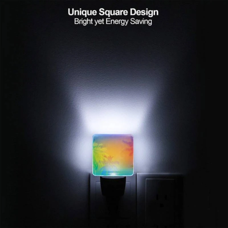 Night Light Set of 2, A colorful sunset with palm trees in the background. Night Light Set Of 2, A Colorful Sunset With Palm Trees In The Background. -Nuas Diy Shop 909e38a0772d409aef1b1b0a2bd534877ebdf102