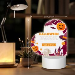 Love Acrylic Night Light, A Halloween Poster With Various Stickers And Images. -Nuas Diy Shop 9146d7968014aaead7b665082f20b52d38873dcf