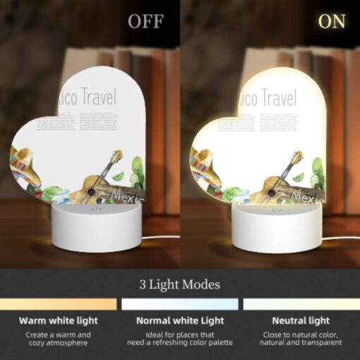 Love Acrylic Night Light, A Colorful Poster Advertising Mexico Travel. -Nuas Diy Shop 92ff25104d51de4bc7f18efe876e02d4cdb8f996