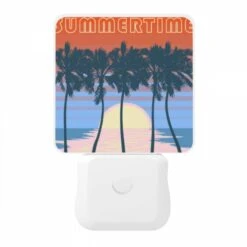 Night Light, A Colorful Poster Of A Sunset With Palm Trees. -Nuas Diy Shop 93cc38dd3f7fecb829e20cb3eb553d3c8b233db4