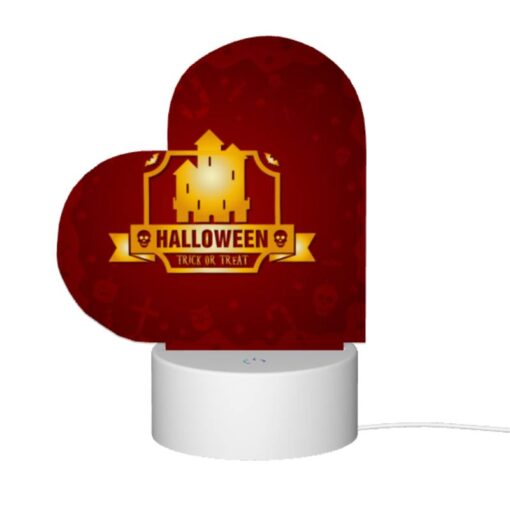Love Acrylic Night Light, A Halloween Logo With A House And A Skeleton. -Nuas Diy Shop 941f71ae71868949340300a82a5bbf4a21e007ae