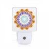 Night Light, A Colorful Flower With A Blue Center. -Nuas Diy Shop 947d59f25a404ae877eba6172136a3036164abb9