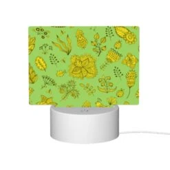 Rectangular Acrylic Night Light, A Green Background With Yellow Flowers And Leaves. 11 Rectangular Acrylic Night Light, A Green Background With Yellow Flowers And Leaves. -Nuas Diy Shop 9506b01caa1bd51bd7a418542ef0f7be0042f2ec