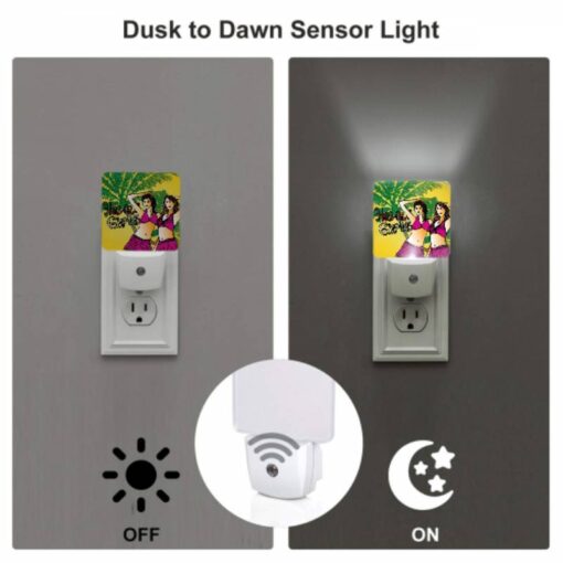 Night Light Set Of 2, Two Women In Pink Bikinis Are Posing For A Picture. -Nuas Diy Shop 950d1cedf4a5138ddb515e05fa0a5fe6b27525d0
