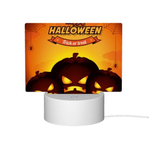 Rectangular Acrylic Night Light, Three Pumpkins With Scary Faces On Them. -Nuas Diy Shop 95c83e54cb5c1723a0e93c45db9c4a923fe008d0