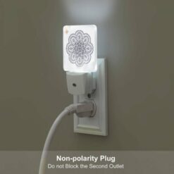 Night Light, A Black And White Design Of A Flower. -Nuas Diy Shop 9610c2c507cd75b2322b181859011a5ba3233859