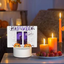 Rectangular Acrylic Night Light, Two Pumpkins Are Sitting In Front Of A Window -Nuas Diy Shop 961c08d51bab333e6e486dcff25c7132387177da