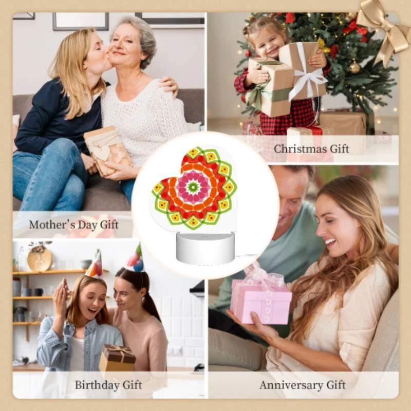 Love Acrylic Night Light, A colorful flower with green and orange colors. Love Acrylic Night Light, A Colorful Flower With Green And Orange Colors. -Nuas Diy Shop 968cfc54c43551fbb457372d6cdfcd83d34d7512