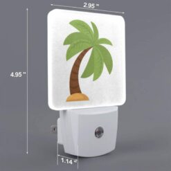 Night Light, A Green Palm Tree With A Brown Trunk. -Nuas Diy Shop 97020873dd55d7a46889f31181f36153dfa307d8