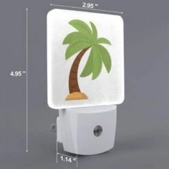 Night Light, A Green Palm Tree With A Brown Trunk. 3 Night Light, A Green Palm Tree With A Brown Trunk. -Nuas Diy Shop 97020873dd55d7a46889f31181f36153dfa307d8