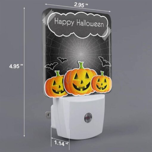 Night Light Set Of 2, Three Pumpkins With Faces Drawn On Them. -Nuas Diy Shop 9825c79e052566d708282d3755597ed5d6926af3
