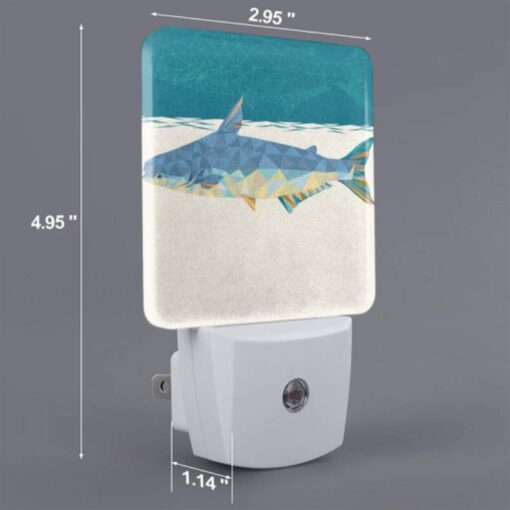 Night Light Set Of 2, A Blue And White Fish Swimming In The Ocean. -Nuas Diy Shop 98eae4d6f198afddd89d034f8c0aed6f60e5f9f1