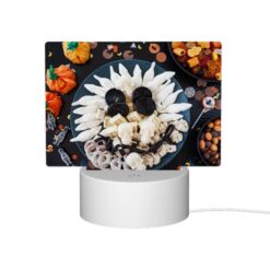 Rectangular Acrylic Night Light, A Plate Of Food With A Skull On It. -Nuas Diy Shop 9acf8768e996a58a499a1dce3d08bfff0e1aa4dc