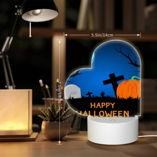 Love Acrylic Night Light, A Halloween Scene With A Moon -Nuas Diy Shop 9c152bc50a523935f6b5d3f9e506daff9a37fc31