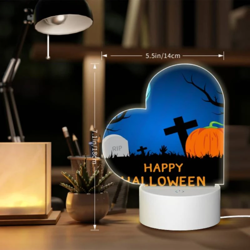 Love Acrylic Night Light, A Halloween scene with a moon Love Acrylic Night Light, A Halloween Scene With A Moon -Nuas Diy Shop 9c152bc50a523935f6b5d3f9e506daff9a37fc31