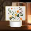 Rectangular Acrylic Night Light, A Collection Of Flowers And Leaves On A White Background. -Nuas Diy Shop 9cd7acb12f7bdb957e8bd4d11a63620ea6a16302