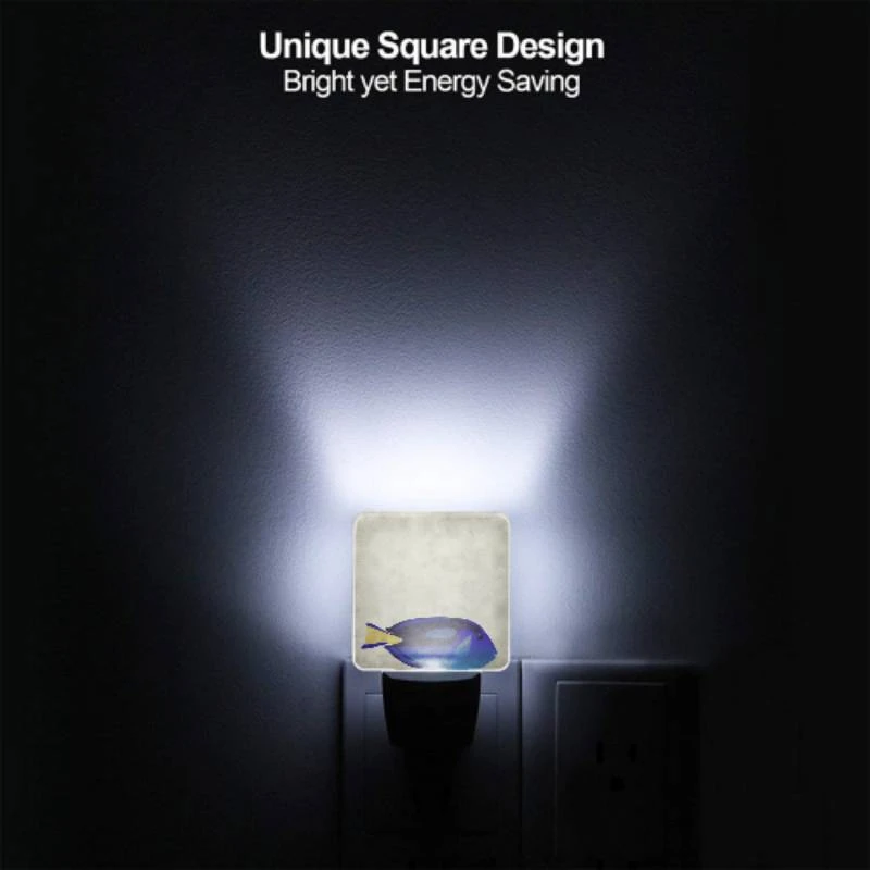 Night Light, A blue and yellow fish is shown in a cartoon style. Night Light, A Blue And Yellow Fish Is Shown In A Cartoon Style. -Nuas Diy Shop 9e0b78e09f6cfdf58923fd61dff35282e9c2436b