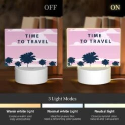 Rectangular Acrylic Night Light, A Boat With A Red Roof Is Traveling Through The Ocean. 4 Rectangular Acrylic Night Light, A Boat With A Red Roof Is Traveling Through The Ocean. -Nuas Diy Shop 9e63cad15f6b683c8aec161f2561a3af49ff5f8c