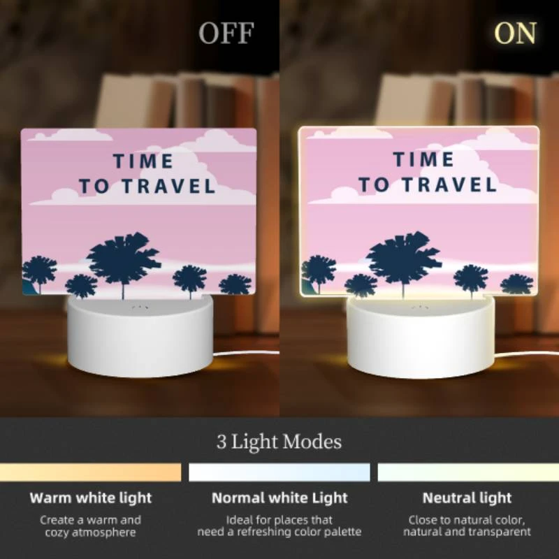 Rectangular Acrylic Night Light, A boat with a red roof is traveling through the ocean. Rectangular Acrylic Night Light, A Boat With A Red Roof Is Traveling Through The Ocean. -Nuas Diy Shop 9e63cad15f6b683c8aec161f2561a3af49ff5f8c