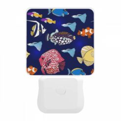 Night Light, A Colorful Fish Pattern With Various Fish Species. -Nuas Diy Shop 9e9767cfe6089d76519131e7018a4e291e6b7d18