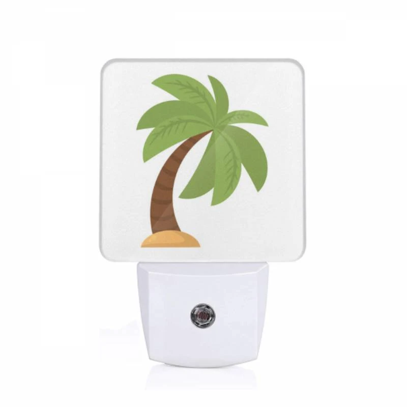 Night Light, A green palm tree with a brown trunk. Night Light, A Green Palm Tree With A Brown Trunk. -Nuas Diy Shop 9f097aebc2df00d591751001130e1ffb33b28a5f