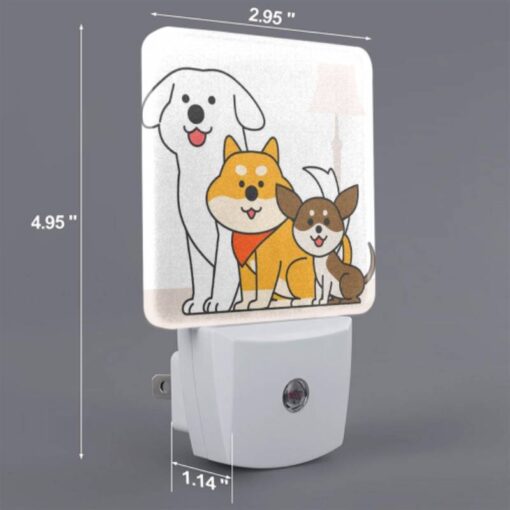 Night Light, Three Dogs Are Sitting Together -Nuas Diy Shop 9f5b91f444d22b70a96480f8be5cee88b49900a1