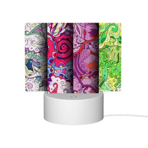 Rectangular Acrylic Night Light, Three Colorful Designs Are Displayed On A Row. -Nuas Diy Shop 9fa0364afca8ebbac81306cbbb7eb24d993e2979