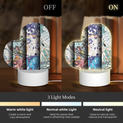 Love Acrylic Night Light, Four Different Colored Clocks Are Displayed On A Wall. -Nuas Diy Shop a04ab2ba485a7f5e0c06f7724dde4935360e619a