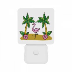 Night Light Set Of 2, A Pink Flamingo Stands Between Two Palm Trees. -Nuas Diy Shop a11ae85fca2a8905cad2e8275123c6cc6cc32c25