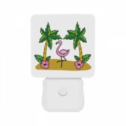 Night Light Set Of 2, A Pink Flamingo Stands Between Two Palm Trees. 10 Night Light Set Of 2, A Pink Flamingo Stands Between Two Palm Trees. -Nuas Diy Shop a11ae85fca2a8905cad2e8275123c6cc6cc32c25