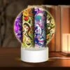 Round Acrylic Night Light, Four Different Colored Designs Of A Leaf. -Nuas Diy Shop a1742da9128ec5ceac1b463388ebed030dc4c6a1