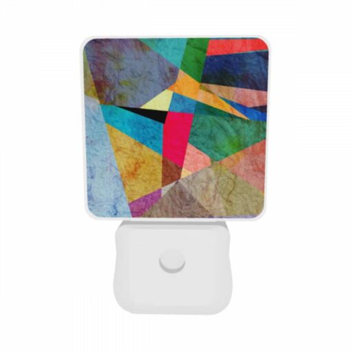 Night Light Set Of 2, A Colorful Abstract Art Piece With A Mix Of Blue -Nuas Diy Shop a1e81518d4754326e6101da91848579c51bf05f0