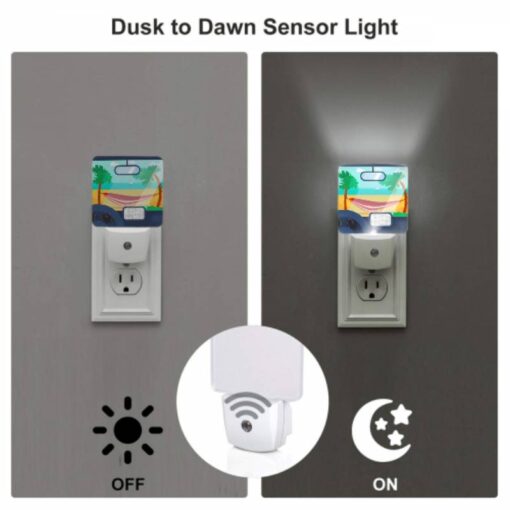 Night Light Set Of 2, A Car's Dashboard With A Map And A Hammock In The Background. -Nuas Diy Shop a200d99459c39e513379bfe6fad3d18fd94a7fae